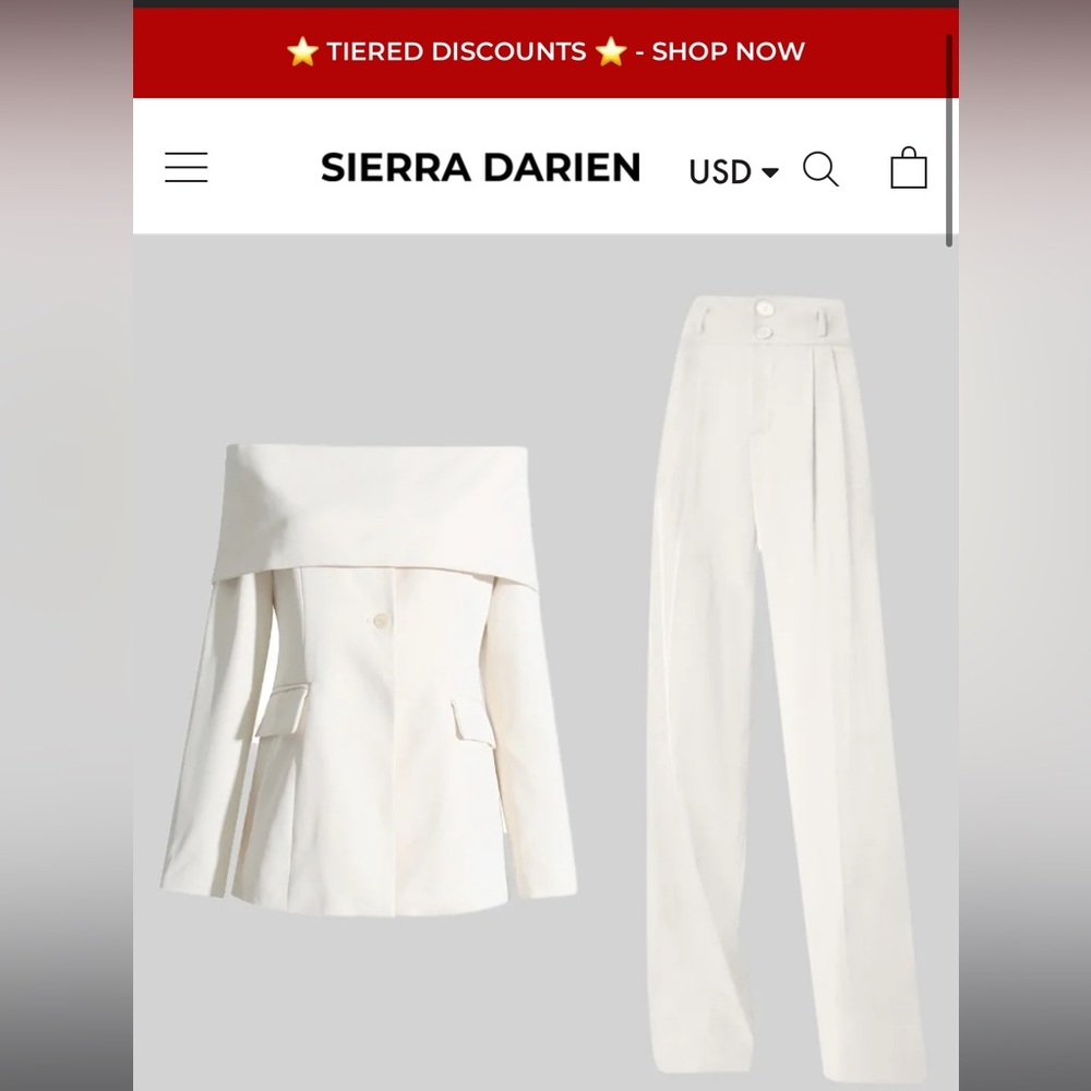 BNWT Sierra Darien suit, small
